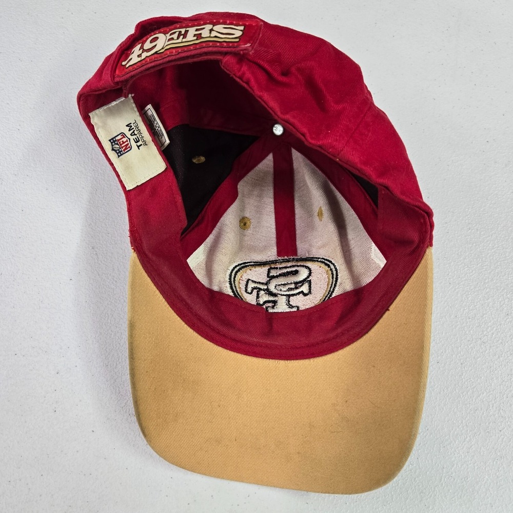 San Francisco 49ers Youth Hat OS Red Strapback Embroidered Adjustable Straps - Picture 3 of 7